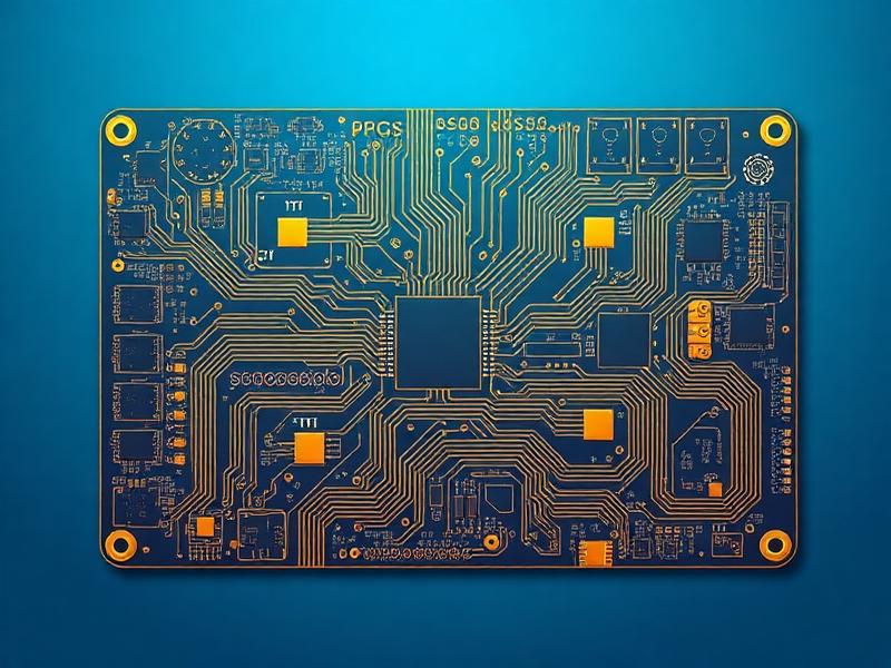 PCB design close-up